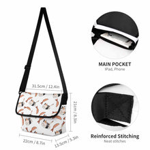 Lade das Bild in den Galerie-Viewer, Jugendtasche Schultertasche Umhängetasche XB0614004 mit Fotos Muster Text Logo selbst gestalten