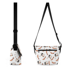 Lade das Bild in den Galerie-Viewer, Jugendtasche Schultertasche Umhängetasche XB0614004 mit Fotos Muster Text Logo selbst gestalten