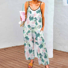 Lade das Bild in den Galerie-Viewer, Jumpsuit Overall (mit Bindegürtel) und weitem Bein LTY007 mit Fotos Muster Text Logo selbst gestalten und bedrucken