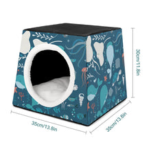 Lade das Bild in den Galerie-Viewer, Kapsel Haustier Waterloo Katzenhundekorb Indoor mit Foto selbst gestalten und bedrucken