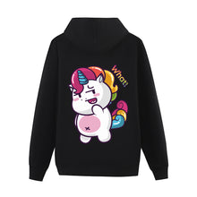 Lade das Bild in den Galerie-Viewer, Hoodie Kapuzenpullover mit Taschen Rückendruck Herren selbst gestalten und bedrucken