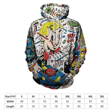 Lade das Bild in den Galerie-Viewer, Kapuzenpullover Herren / Männer Mehrere-Bilder-Zusammenfügung Voller Druck Spleiß selbst gestalten und bedrucken