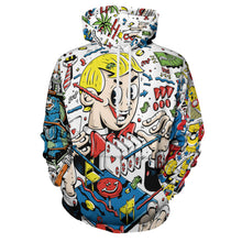 Lade das Bild in den Galerie-Viewer, Kapuzenpullover Herren / Männer Mehrere-Bilder-Zusammenfügung Voller Druck Spleiß selbst gestalten und bedrucken