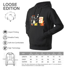 Lade das Bild in den Galerie-Viewer, Damen / Herren Paare Unisex Kapuzenpullover Hoodie / Sweatshirt mit Kapuze ( mit Taschen / Frontdruck / Pyrograph ) mit Foto selbst gestalten und bedrucken