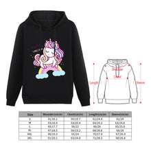 Lade das Bild in den Galerie-Viewer, Kapuzenpullover Hoodie / Sweatshirt mit Kapuze für Damen ( Keine Taschen / Frontdruck ) mit Foto selbst gestalten und bedrucken