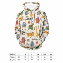 Lade das Bild in den Galerie-Viewer, Erwachsene Unisex Kapuzenpullover Hoodie Sweatshirt mit Kapuze für Damen / Herren mit Foto selbst gestalten und bedrucken