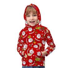 Lade das Bild in den Galerie-Viewer, Kapuzensweatshirt Sportswear Hoodiesweatshirt für Kinder mit Foto Text selbst gestalten und bedrucken