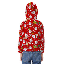 Lade das Bild in den Galerie-Viewer, Kapuzensweatshirt Sportswear Hoodiesweatshirt für Kinder mit Foto Text selbst gestalten und bedrucken