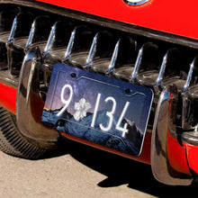 Lade das Bild in den Galerie-Viewer, Kennzeichenhalter / Auto Nummernschild Halterung / Kennzeichenrahmen mit Vier flache Löcher + Nummernschild mit Foto selbst gestalten und bedrucken