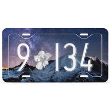 Lade das Bild in den Galerie-Viewer, Kennzeichenhalter / Auto Nummernschild Halterung / Kennzeichenrahmen mit Vier flache Löcher + Nummernschild mit Foto selbst gestalten und bedrucken