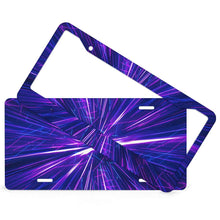 Lade das Bild in den Galerie-Viewer, Kennzeichenhalter / Auto Nummernschild Halterung / Kennzeichenrahmen mit Vier runde Löcher + Nummernschild mit Foto selbst gestalten und bedrucken