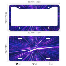 Lade das Bild in den Galerie-Viewer, Kennzeichenhalter / Auto Nummernschild Halterung / Kennzeichenrahmen mit Vier runde Löcher + Nummernschild mit Foto selbst gestalten und bedrucken