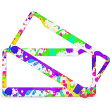 Lade das Bild in den Galerie-Viewer, Kennzeichenhalter / Auto Nummernschild Halterung / Kennzeichenrahmen mit Vier runde Löcher ( ein Paar ) mit Foto selbst gestalten und bedrucken