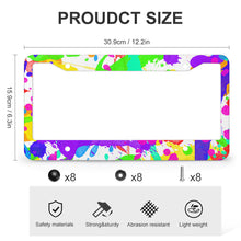 Lade das Bild in den Galerie-Viewer, Kennzeichenhalter / Auto Nummernschild Halterung / Kennzeichenrahmen mit Vier runde Löcher ( ein Paar ) mit Foto selbst gestalten und bedrucken