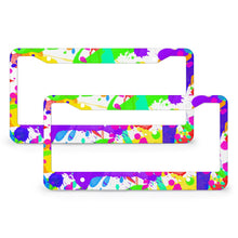 Lade das Bild in den Galerie-Viewer, Kennzeichenhalter / Auto Nummernschild Halterung / Kennzeichenrahmen mit Vier runde Löcher ( ein Paar ) mit Foto selbst gestalten und bedrucken