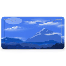 Lade das Bild in den Galerie-Viewer, Kennzeichenhalter / Auto Nummernschild Halterung / Kennzeichenrahmen mit Zwei runde Löcher + Nummernschild mit Foto selbst gestalten und bedrucken