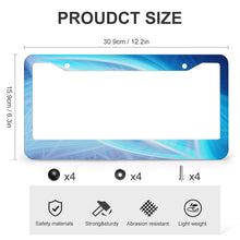 Lade das Bild in den Galerie-Viewer, Kennzeichenhalter / Auto Nummernschild Halterung / Kennzeichenrahmen mit Zwei runde Löcher (ein Paar) mit Foto selbst gestalten und bedrucken