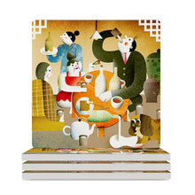 Lade das Bild in den Galerie-Viewer, Keramik-Untertasse (quadratisch) selbst gestalten und bedrucken