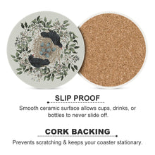 Lade das Bild in den Galerie-Viewer, Keramik Untertasse rund selbst gestalten und bedrucken