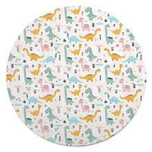 Lade das Bild in den Galerie-Viewer, Kinder Anti-Rutsch Runde Decke Teppich Kuscheldecke Flauschige Decke Flauschige Tagesdecke mit Fotos Muster Text Logo selbst gestalten und bedrucken