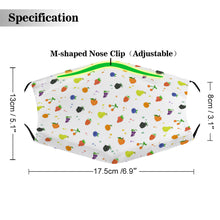 Lade das Bild in den Galerie-Viewer, Kindermaske Gesichtsmaske mit Filter (mehrere Ersatz-Filtern Stilen) selbst gestalten und bedrucken