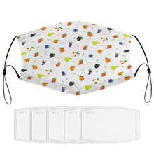 Lade das Bild in den Galerie-Viewer, Kindermaske Gesichtsmaske mit Filter (mehrere Ersatz-Filtern Stilen) selbst gestalten und bedrucken