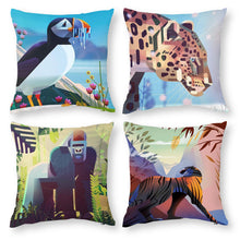 Lade das Bild in den Galerie-Viewer, Kissenbezug Kissenhülle Polyester einseitiger Druck (4 Stück / Packung) mit Fotos Text selbst gestalten und bedrucken