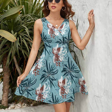 Lade das Bild in den Galerie-Viewer, Kleider mit V-Ausschnitt für Damen mit Foto selbst gestalten und bedrucken