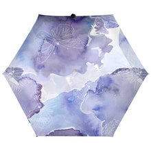 Lade das Bild in den Galerie-Viewer, Kleine goldene Regenschirm Mini Regenschirm Taschenregenschirm mit Fotos Muster Text Logo selbst gestalten und bedrucken