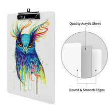 Lade das Bild in den Galerie-Viewer, Klemmbrett Acryl mit Bügelklemme mit Fotos Muster Text Logo selbst gestalten und bedrucken