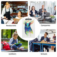 Lade das Bild in den Galerie-Viewer, Klemmbrett Acryl mit Bügelklemme mit Fotos Muster Text Logo selbst gestalten und bedrucken