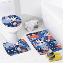 Lade das Bild in den Galerie-Viewer, Korallensamt Bodenmatte drei Sätze 15"×25" 20"×32" selbst gestalten und bedrucken