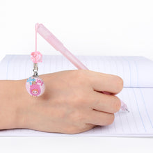 Lade das Bild in den Galerie-Viewer, Kristallglas Unterschriftenstift Gel Stift mit Anhänger selbst gestalten und bedrucken