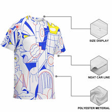 Lade das Bild in den Galerie-Viewer, Multi-Image-Design Kurzarm T-Shirt TSHIRT Mesh - Mädchen / Jungen - selbst gestalten und bedrucken