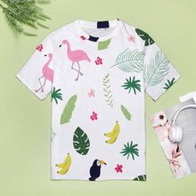 Lade das Bild in den Galerie-Viewer, Kurzarm T-Shirt Volldruck-T-Shirts TSHIRT Rundhalsshirt NT für Damen Frauen mit Foto Muster Text selbst gestalten und bedrucken