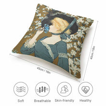 Lade das Bild in den Galerie-Viewer, Kuschelkissen Kissenbezug Kissenhülle aus Baumwollen und Leinen beidseitiger Druck JJ0501008 selbst gestalten und bedrucken