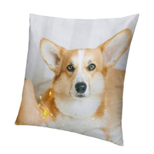 Lade das Bild in den Galerie-Viewer, Kuschelkissen Kissenhülle / Kissenbezug aus Samt mit Foto einseitiger Druck selbst gestalten und bedrucken