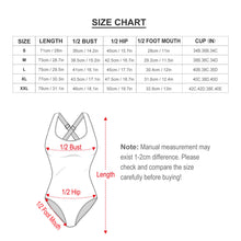 Lade das Bild in den Galerie-Viewer, Sexy modisches 2023 Multi-Image-Druck Damen / Frauen One-piece Swimsuit Swimwear Badeanzug mit tiefem Rundhalsausschnitt LT3150 mit Fotos Muster Text Logo selbst gestalten und bedrucken