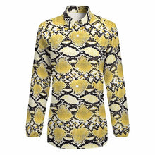 Lade das Bild in den Galerie-Viewer, Langarm Lassiges Hemd Top Retro Freizeit BLUSE Shirt HS für Damen Frauen mit Foto Muster Text selbst gestalten und bedrucken