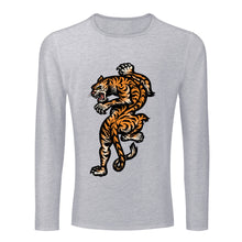 Lade das Bild in den Galerie-Viewer, Langarm T-Shirt mit Rundhalsausschnitt Herren selbst gestalten und bedrucken
