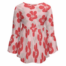 Lade das Bild in den Galerie-Viewer, Langarmbluse Druckbluse Schlupfbluse PL für Damen Frauen mit Foto Muster Text selbst gestalten und bedrucken