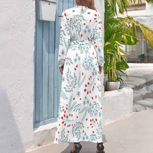 Lade das Bild in den Galerie-Viewer, Langarmkleid Kleid mit langen Ärmeln XQ für Damen Frauen selbst gestalten und bedrucken