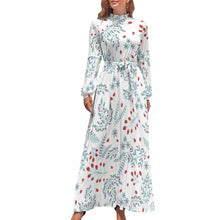 Lade das Bild in den Galerie-Viewer, Langarmkleid Kleid mit langen Ärmeln XQ für Damen Frauen selbst gestalten und bedrucken