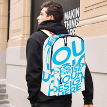 Lade das Bild in den Galerie-Viewer, Leder Rucksack Uni Volldruck mit Foto selbst gestalten und bedrucken