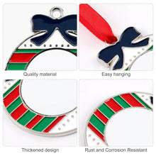 Lade das Bild in den Galerie-Viewer, Legierung Metall Weihnachtsanhänger mit Fotos Muster Text Logo selbst gestalten und bedrucken