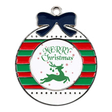 Lade das Bild in den Galerie-Viewer, Legierung Metall Weihnachtsanhänger mit Fotos Muster Text Logo selbst gestalten und bedrucken