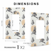 Lade das Bild in den Galerie-Viewer, Lichtschalterplatte mit Fotos Muster Text Logo selbst gestalten und bedrucken