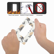 Lade das Bild in den Galerie-Viewer, Lichtschalterplatte mit Fotos Muster Text Logo selbst gestalten und bedrucken