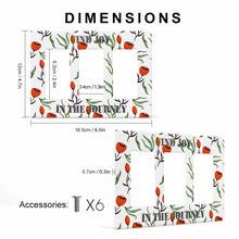 Lade das Bild in den Galerie-Viewer, Lichtschalterplatte mit Fotos Muster Text Logo selbst gestalten und bedrucken