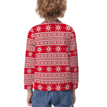 Lade das Bild in den Galerie-Viewer, Langarm Sweatshirt Pullover mit Rundhalsausschnitt für Kinder Mädchen Jungen mit Foto Text selbst gestalten und bedrucken